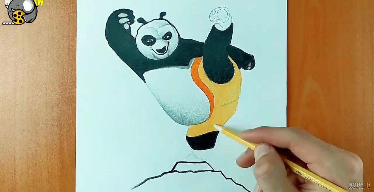 آموزش نقاشی پاندا 🐼 (۱) آموزش نقاشی پاندا 🐼 (۱)