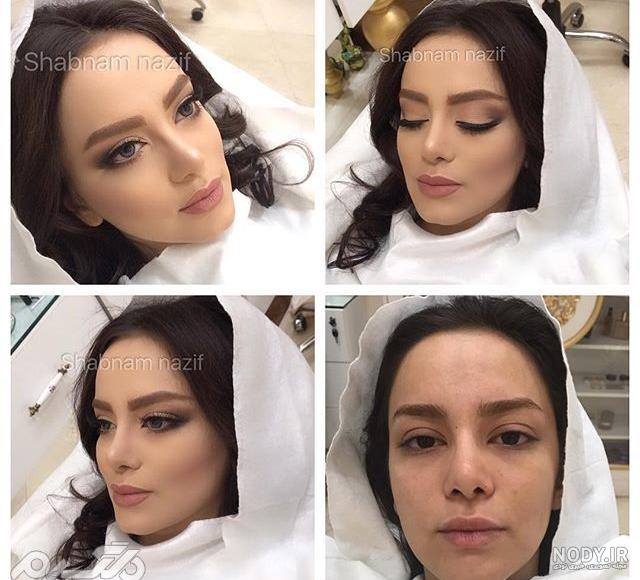 عکس قبل و بعد از آرایش عکس قبل و بعد از آرایش