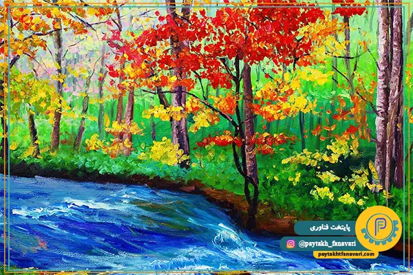 عکس نقاشی با گواش روی مقوا عکس نقاشی با گواش روی مقوا