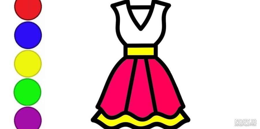 عکس نقاشی لباس ساده