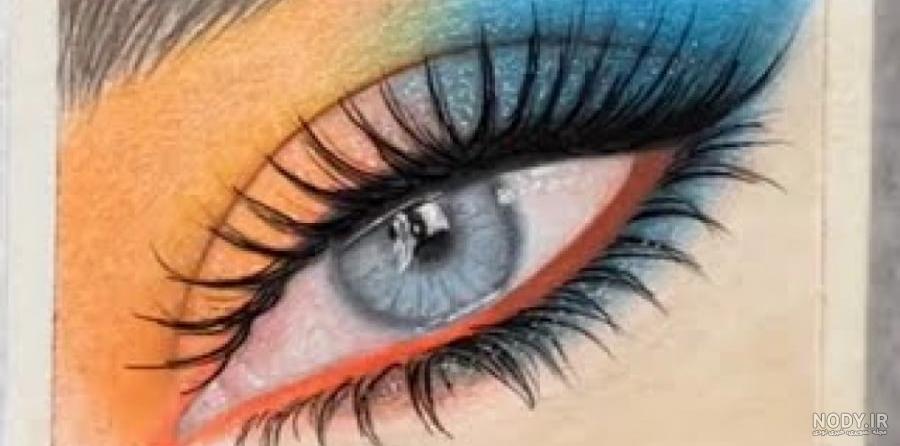 عکس نقاشی چشم واقعی عکس نقاشی چشم واقعی
