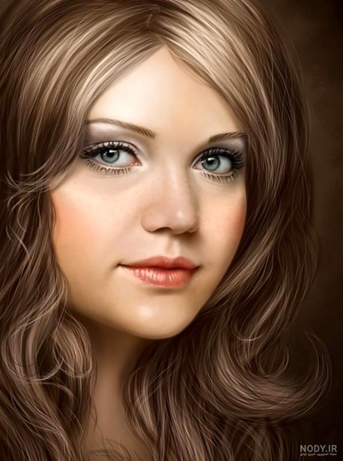 مدل های نقاشی چهره و پرتره سری 1 - نقاشی سمیه فتحی مدل های نقاشی چهره و پرتره سری 1 - نقاشی سمیه فتحی