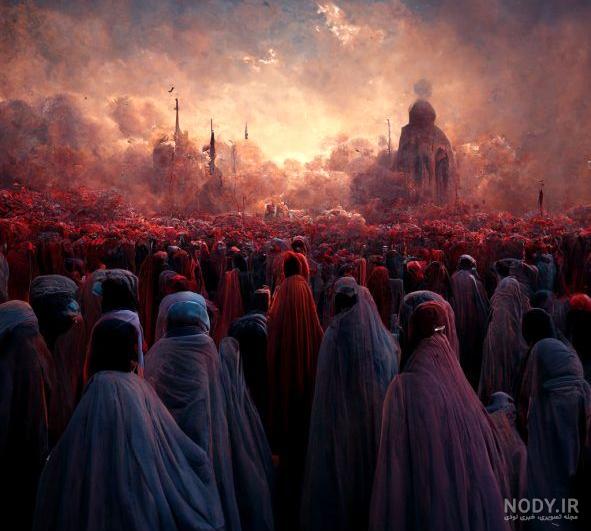 هوش مصنوعی چه تصوری از کربلا دارد؟ | این تصاویر از کربلا شما را شوکه می‌کند
