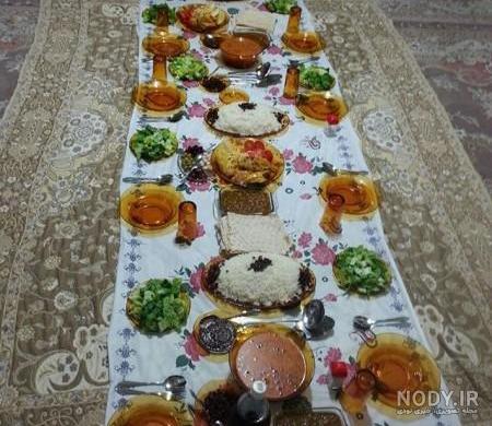 تصویر سفره سنتی ایرانی - گالری تصاویر نقش