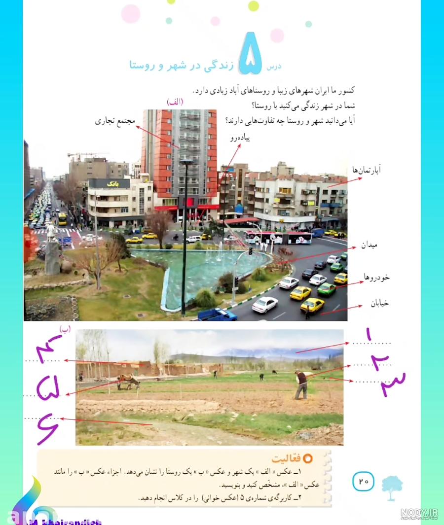 تمامی مطالب ( فصل دوم: شهر من، روستای من ) - دانلود رایگان بیاموز