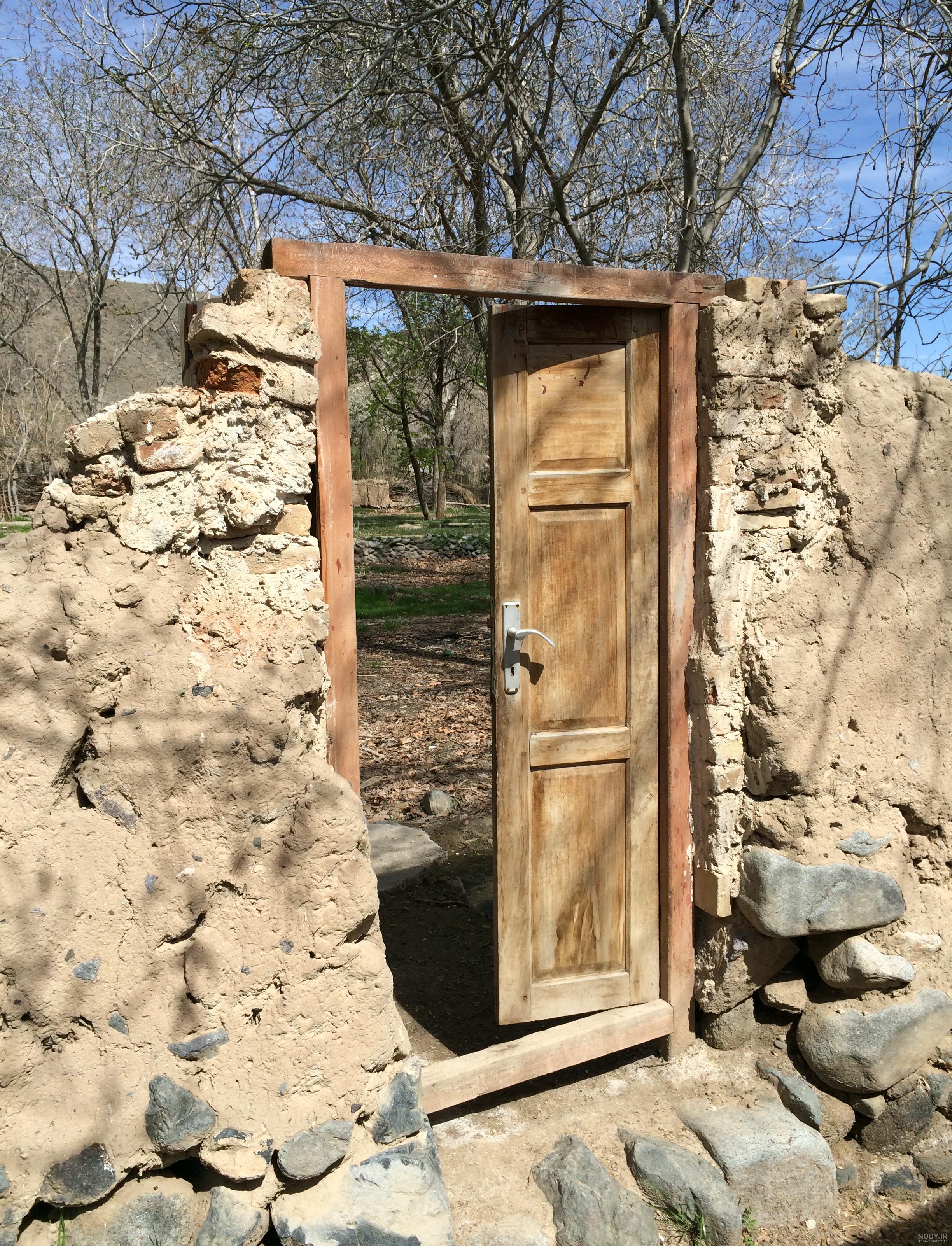 دانلود عکس با کیفیت نقاشی منظره روستای قدیمی - دیجیو