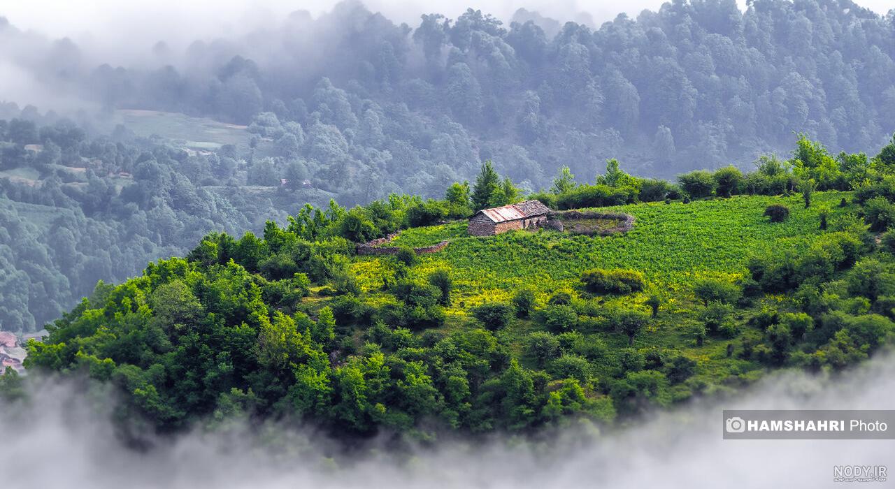 عکس از روستای فیلبند مازندران