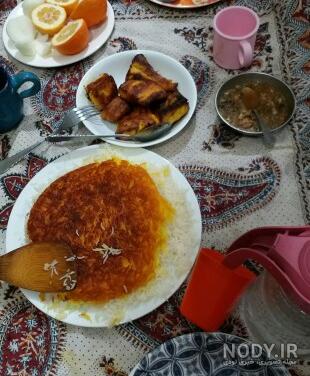 عکس سفره ناهار