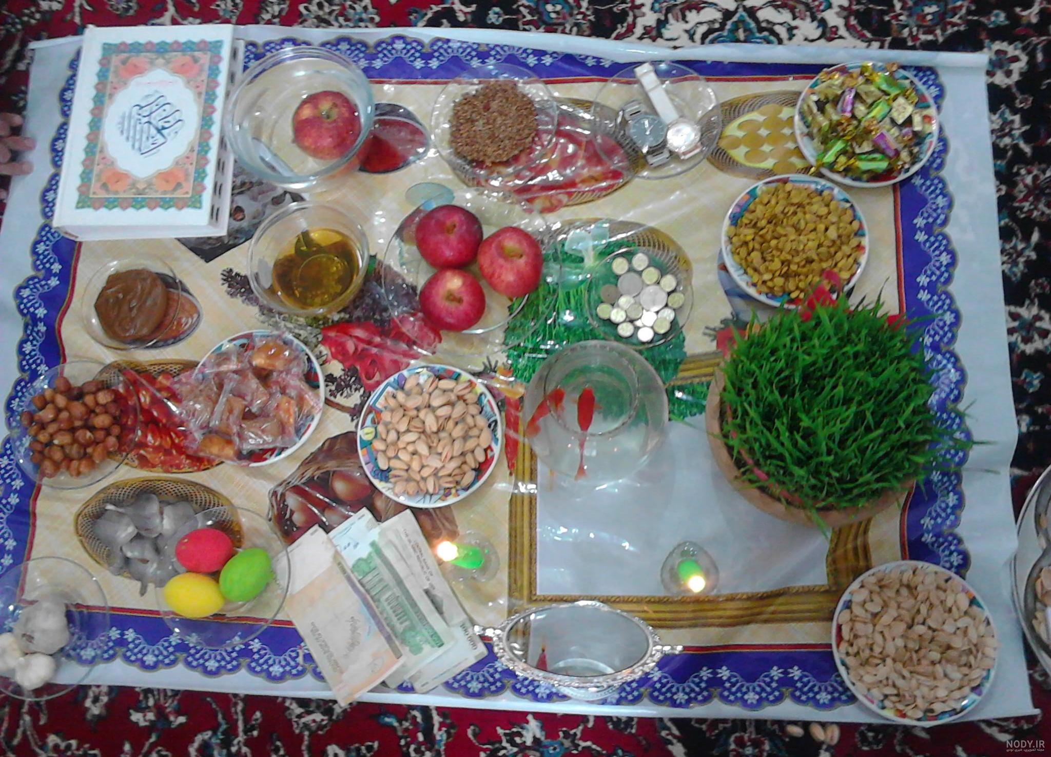 عکس فیک سفره هفت سین عکس فیک سفره هفت سین