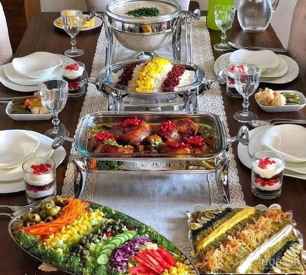 عکس نقاشی سفره ناهار
