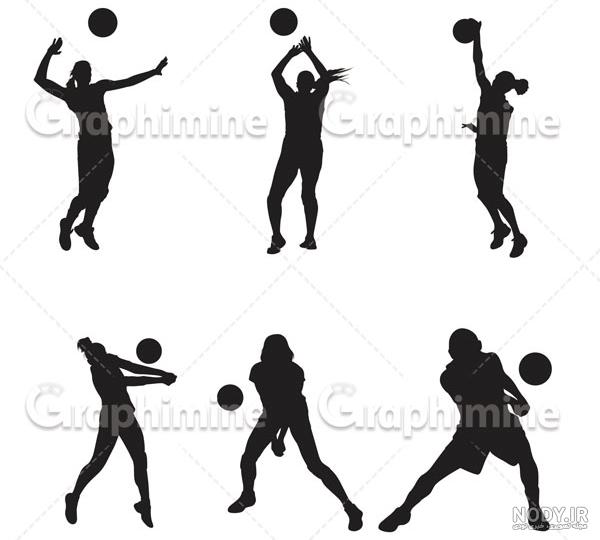 عکس نقاشی والیبال دخترانه عکس نقاشی والیبال دخترانه