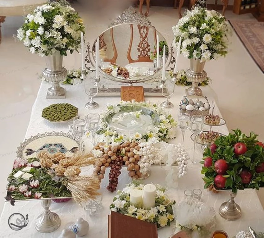 عکس وسایل سفره عقد