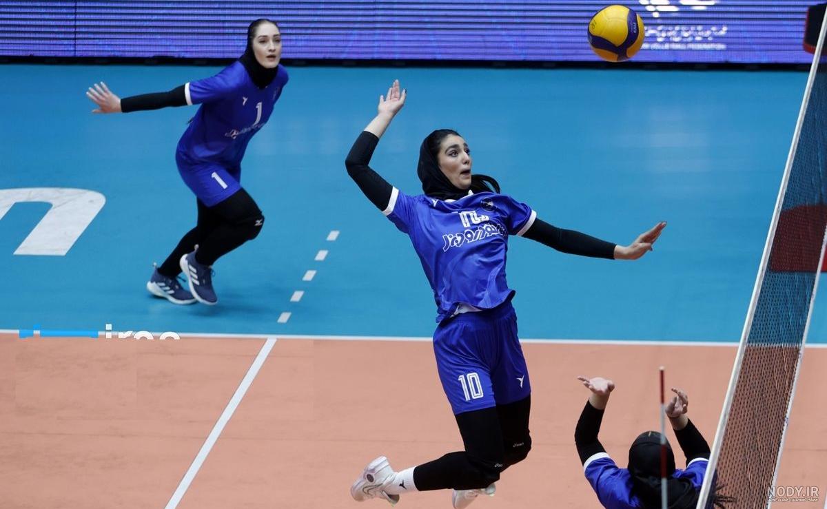 عکس بازی والیبال زنان
