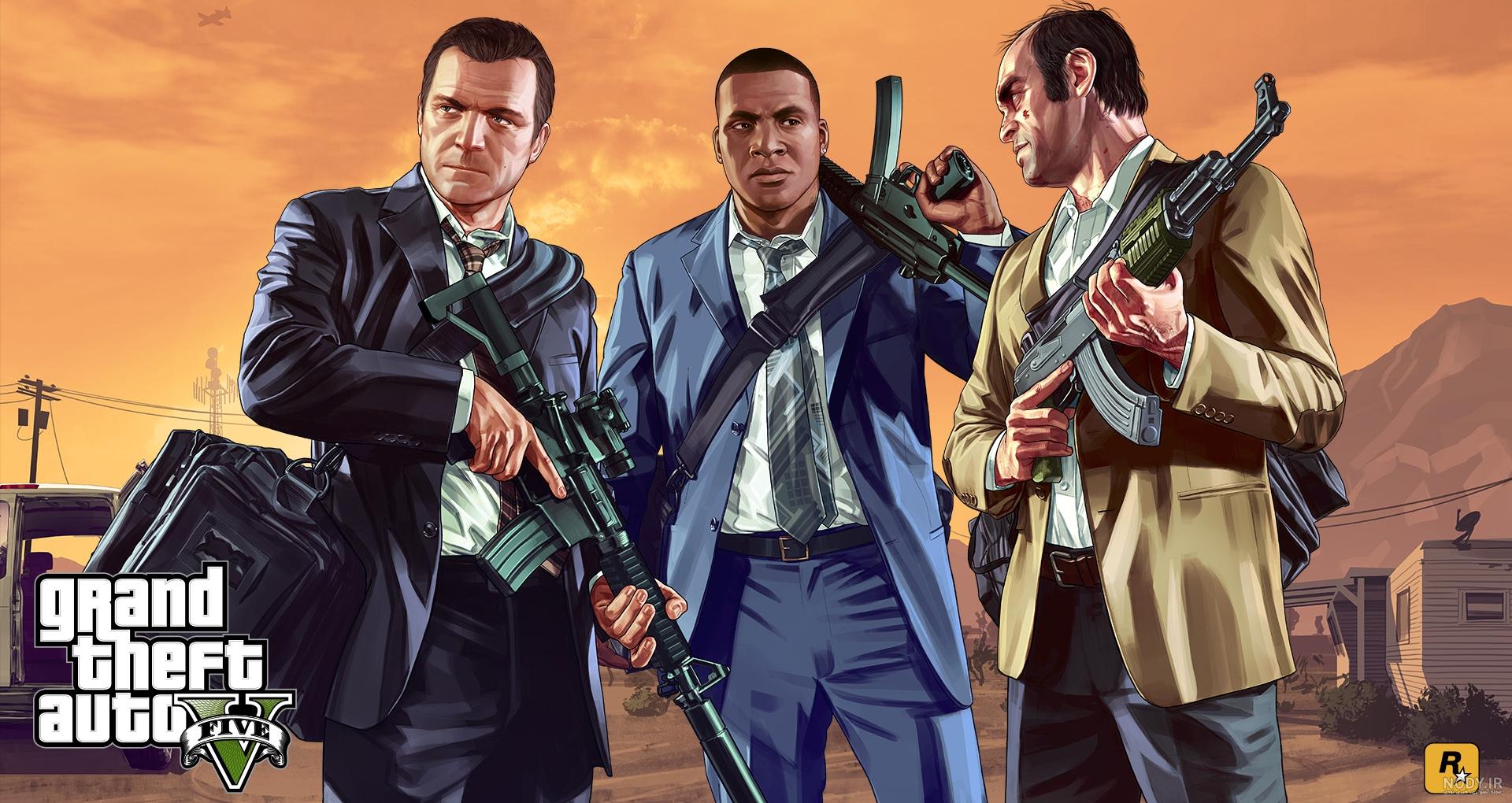 عکس شخصیت های بازی gta v