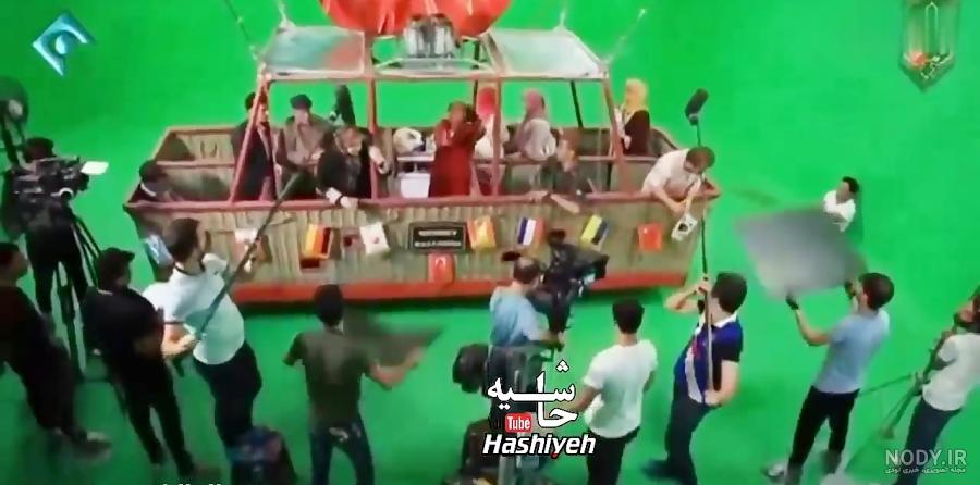 تصاویری جالب و خنده دار از پشت صحنه بازیگران سریال پایتخت/ چقدر صمیمی و  کاربلد!