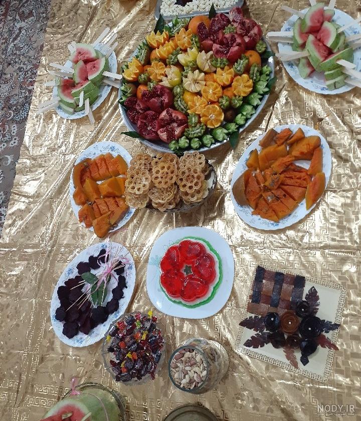 سفره شب یلدا ساده و شیک از جدیدترین دیزاین های اینستاگرامی سفره شب یلدا ساده و شیک از جدیدترین دیزاین های اینستاگرامی