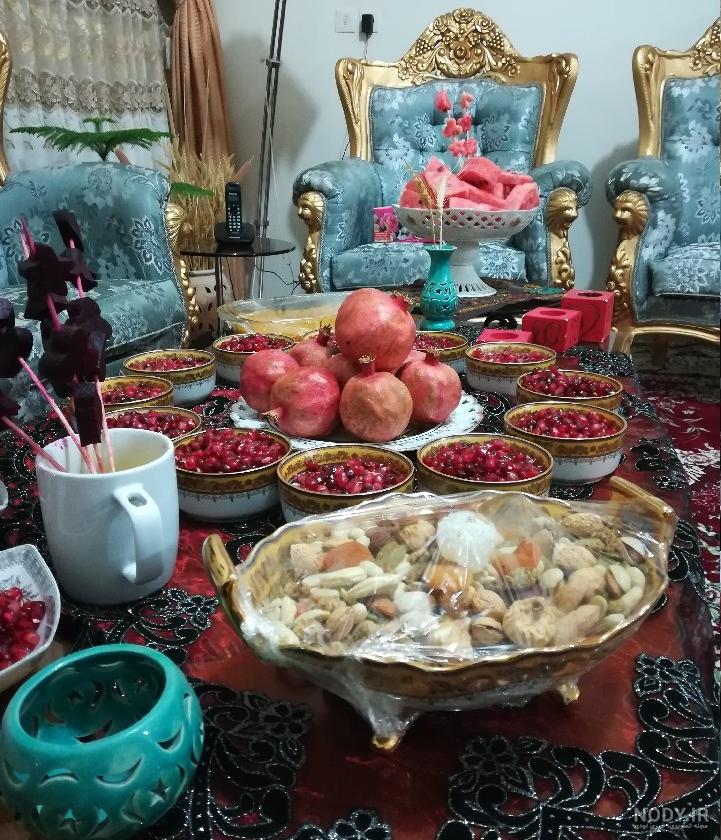 عکاسی یلدا و پاییز در فضای باز و صمیمی | اتلیه کودک روژه