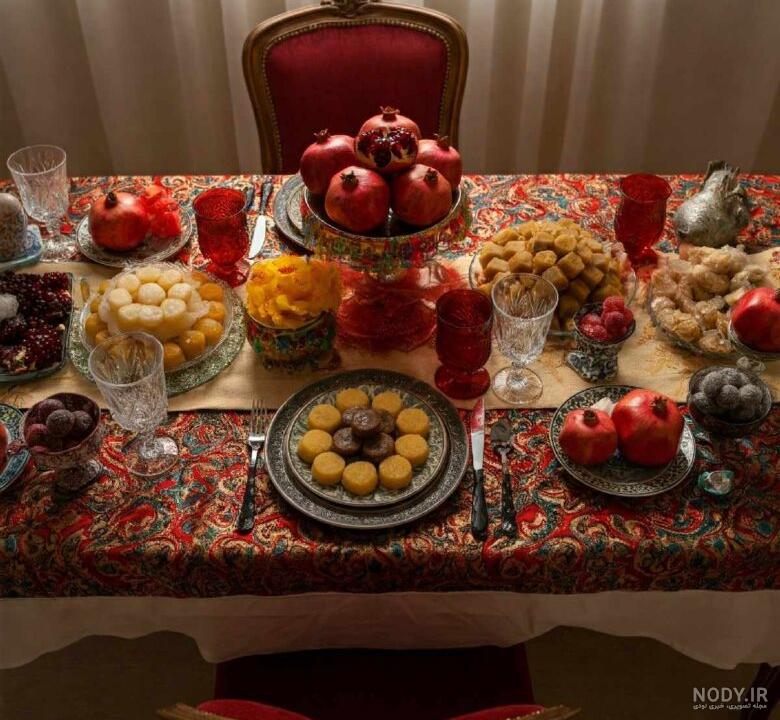 عکس های سفره ی شب یلدا عکس های سفره ی شب یلدا