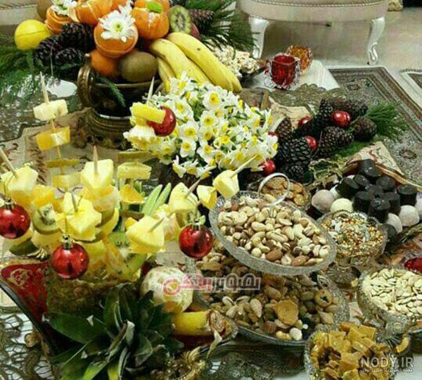 عکس سفره ی شب یلدا شیک عکس سفره ی شب یلدا شیک