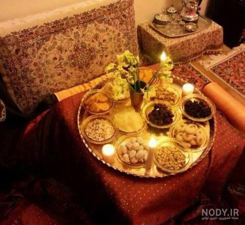 مدل تزیین سفره شب یلدا ساده، سنتی، مدرن و لاکچری مدل تزیین سفره شب یلدا ساده، سنتی، مدرن و لاکچری