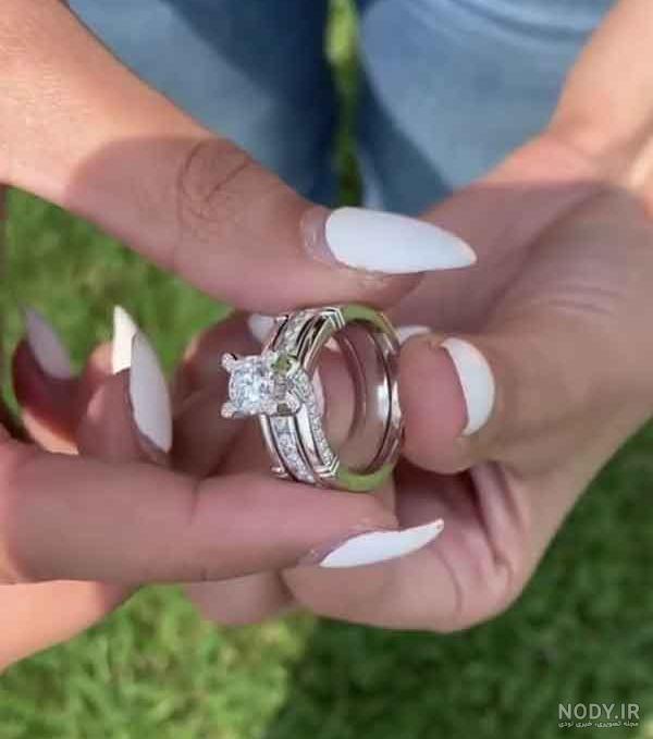 عکس دست نامزدی واقعی