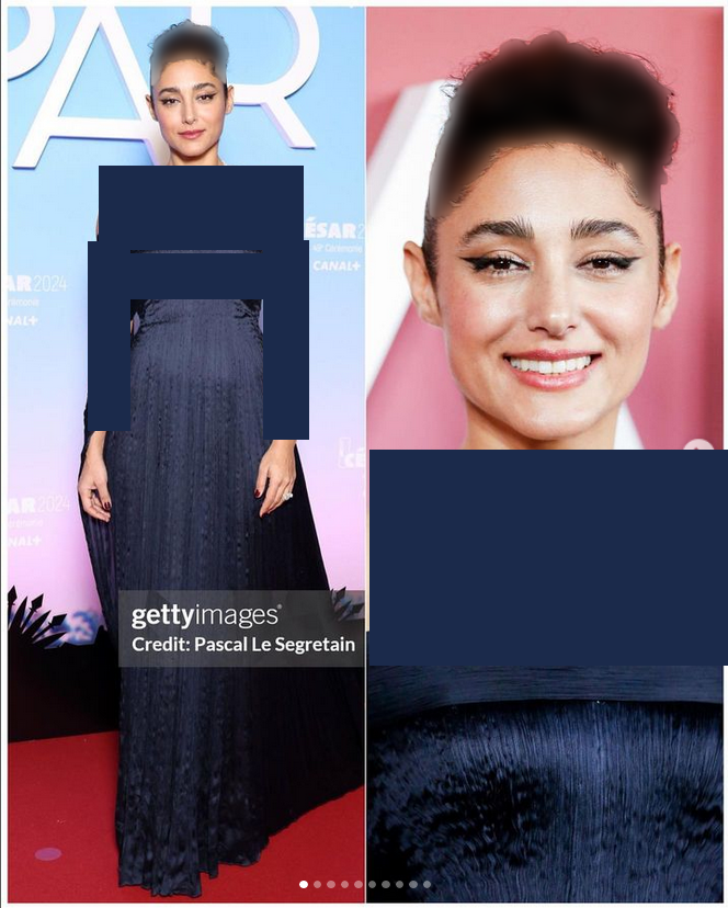 عکس گلشیفته فراهانی در خارج از کشور