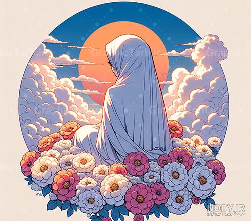 عکس دختر با حجاب برای پروفایل 1401 | عکس فانتزی دختر با حجاب برای پروفایل