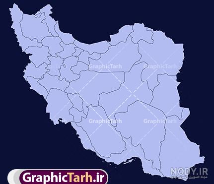 عکس رنگی از نقشه ایران
