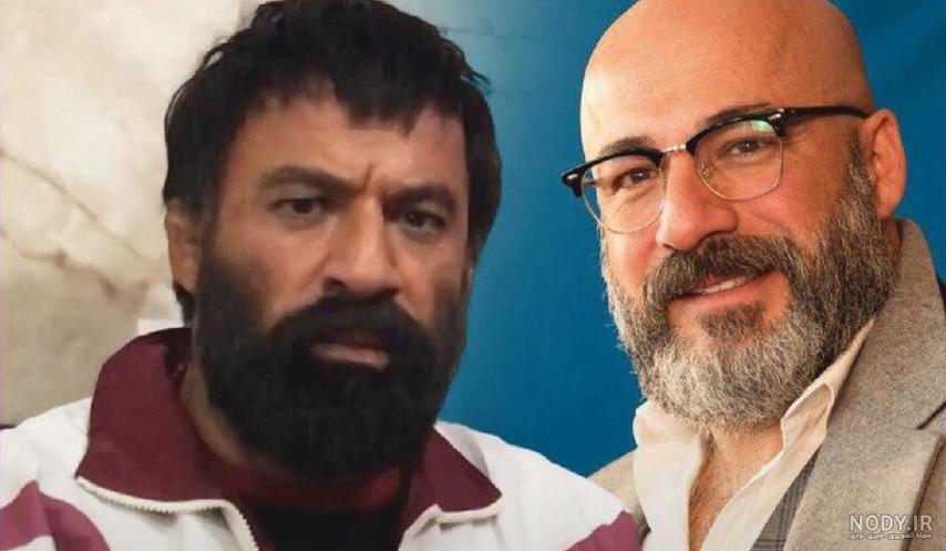 عکس زن وحید مرادی در استخر