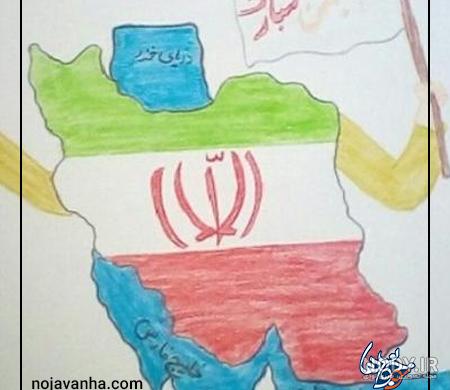 عکس نقشه ایران آسان - عکس نودی