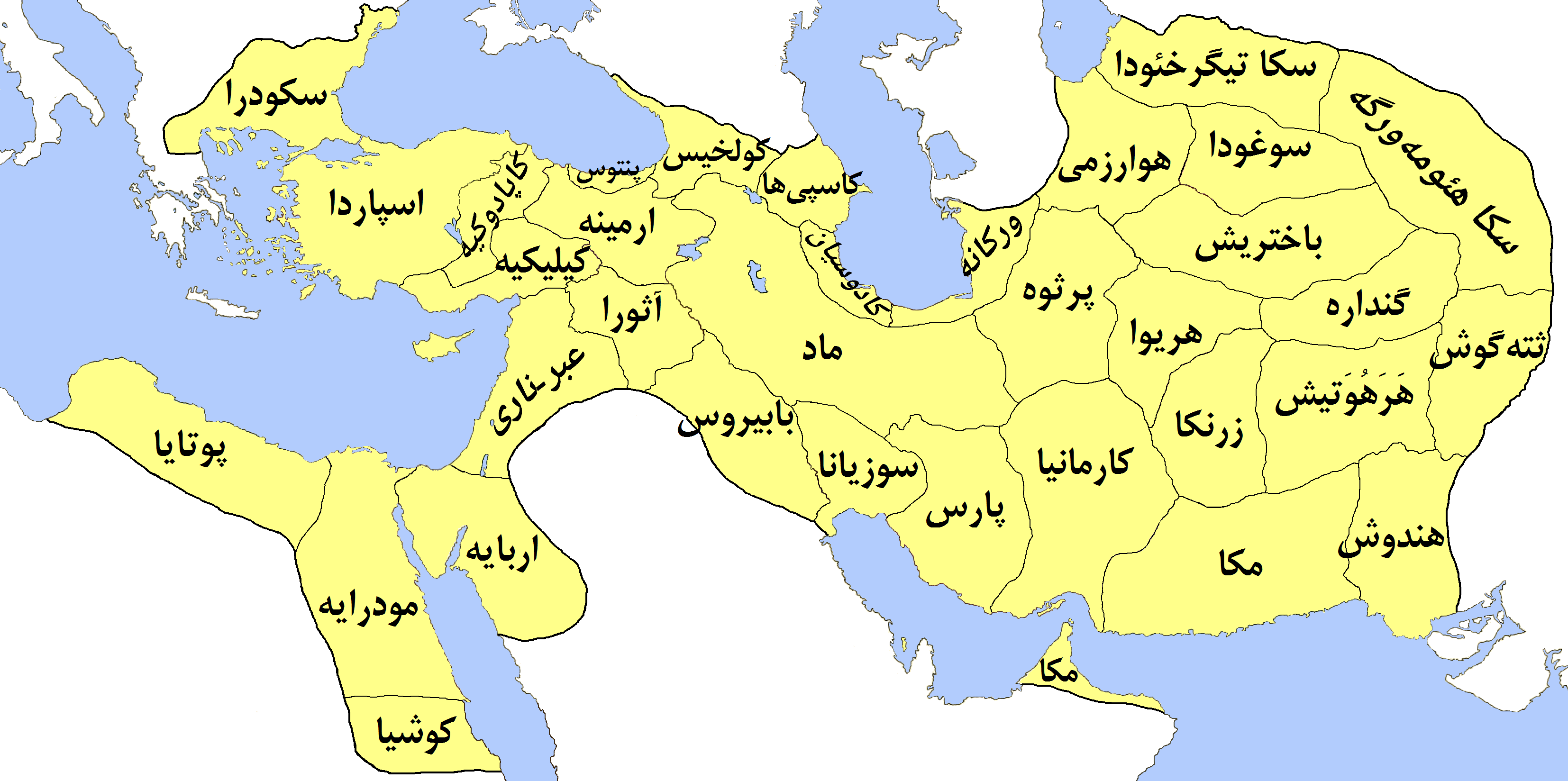 نقشه ایران قدیم | نقشه ایران در گذر زمان | لحظه آخر