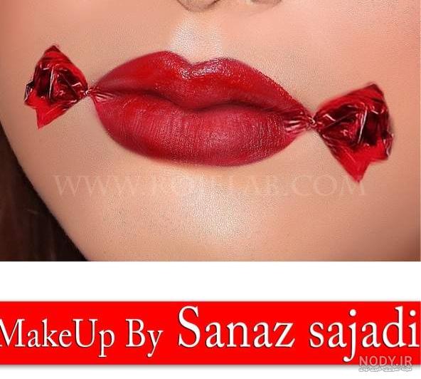 زیبا ترین مدل های آرایش لب با رژ جیگری زیبا ترین مدل های آرایش لب با رژ جیگری