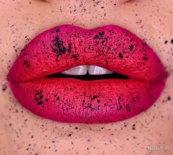 شیک ترین مدل های آرایش با رژ لب قرمز شیک ترین مدل های آرایش با رژ لب قرمز