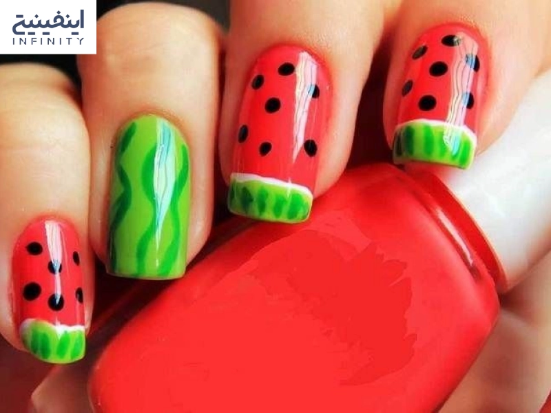 طراحی ناخن برای شب یلدا - فروشگاه زیبالون