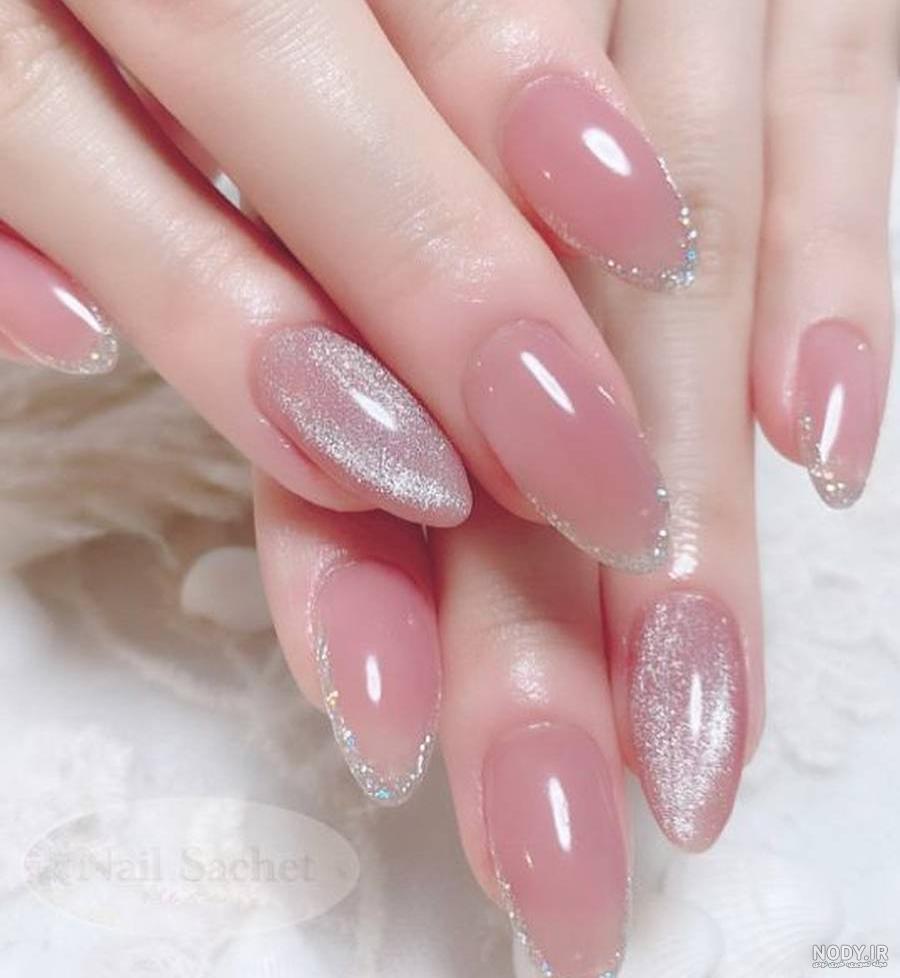 طراحی ناخن نقره ای طراحی ناخن نقره ای