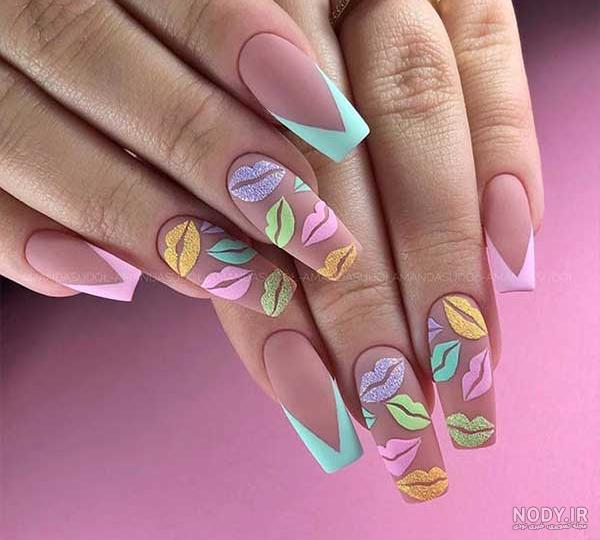 طراحی ناخن پاستیلی برای داشتن یک استایل شیک بهاری