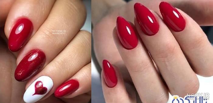 عکس طراحی ناخن شب یلدا - عکس نودی