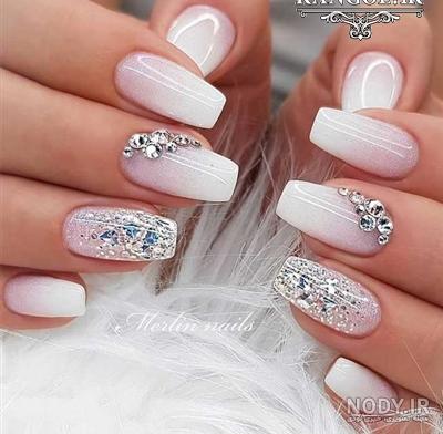 عکس طرح ناخن برای عروسی عکس طرح ناخن برای عروسی
