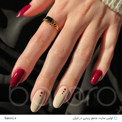 عکس ناخن شب یلدا جدید