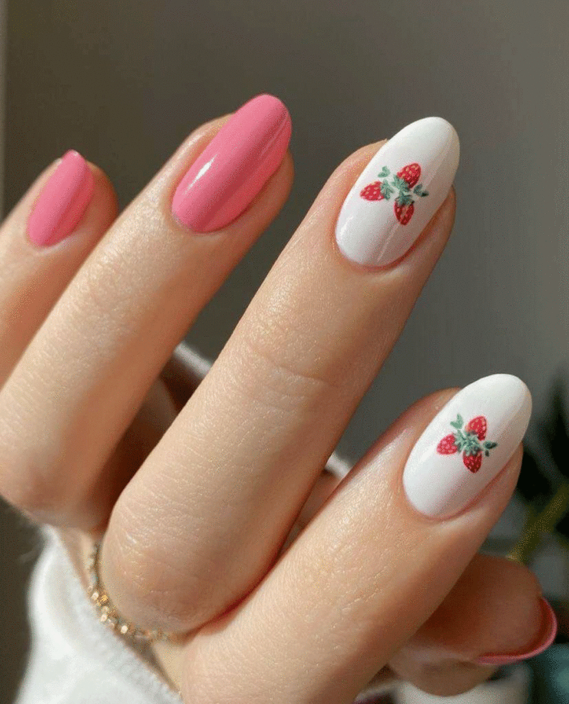 عکس ناخن یلدایی ساده عکس ناخن یلدایی ساده