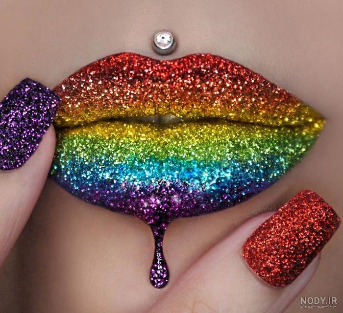 عکس نقاشی فانتزی لب ❤️ [ بهترین تصاویر ]