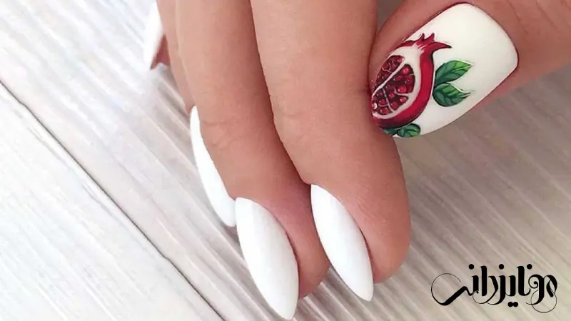 عکس کاشت ناخن شب یلدایی عکس کاشت ناخن شب یلدایی