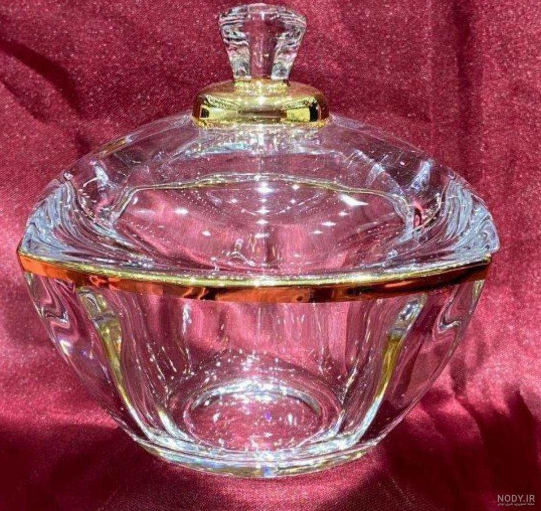 فروش عمده قندان لب طلایی گل رز - بازار عمده فروشی آنلاین صالح آباد تهران  قندان