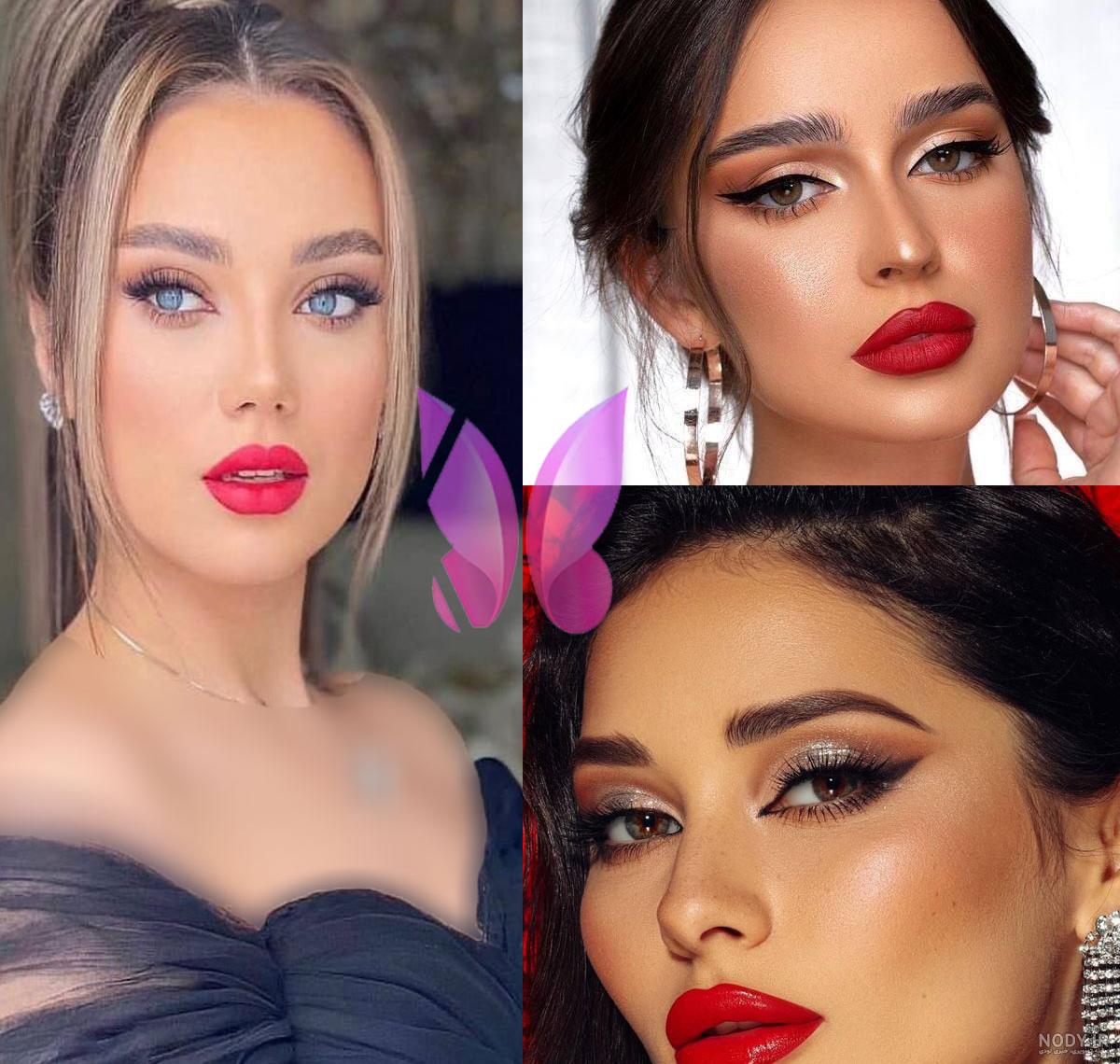 قیمت و خرید دانلود عکس با کیفیت خانم با رژ لب و ناخن صورتی مناسب سالن  زیبایی 10120