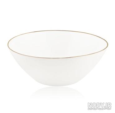 قیمت و خرید سرویس غذا خوری 26 پارچه دینو مدل ساده چهارگوش لب طلایی