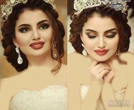 مدل آرایش عروس ساده 1402 و مجلسی شیک و ایرانی و ترکی - الی مگ