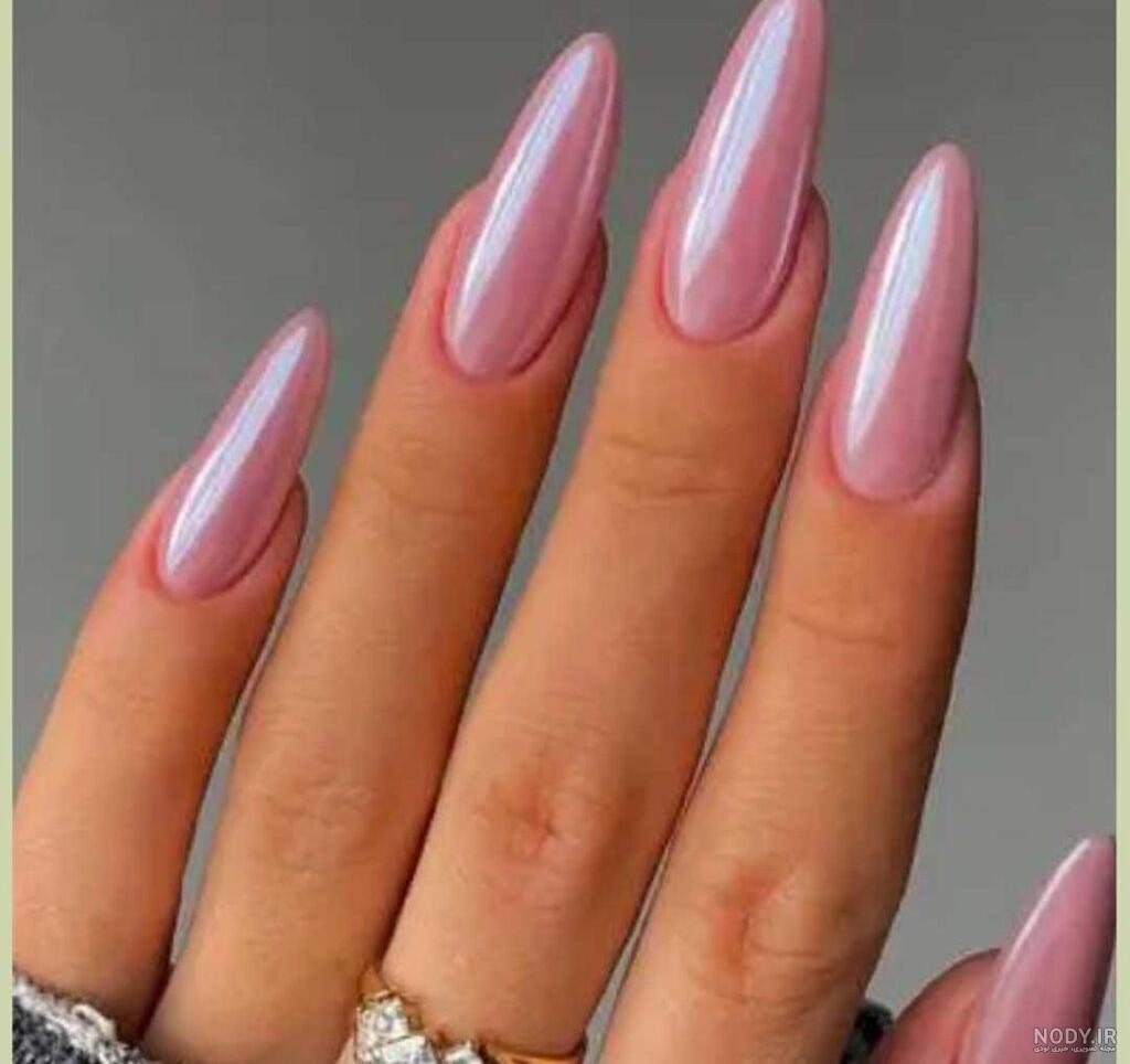 مدل ناخن گرد ساده - عکس نودی