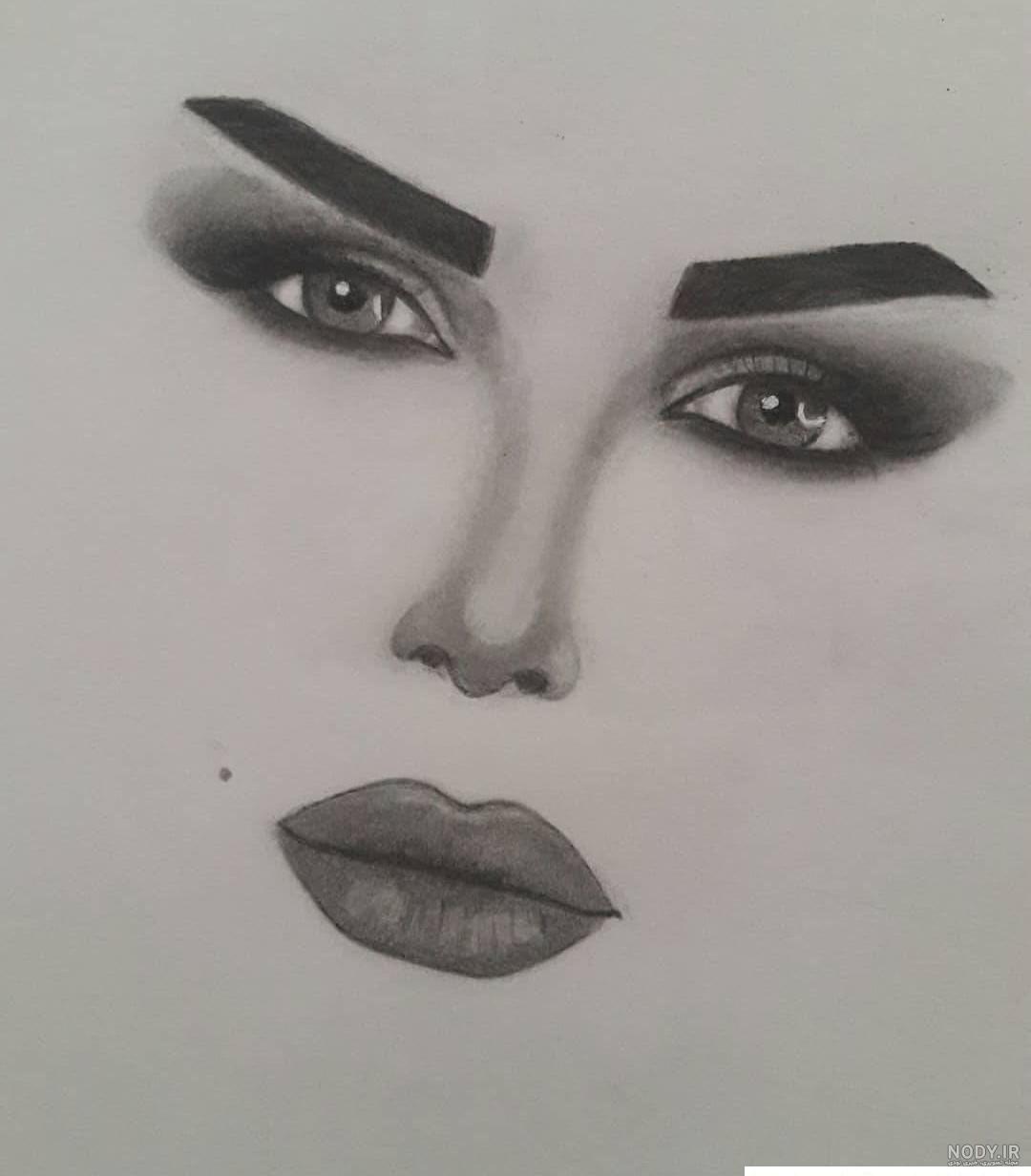 مدل نقاشی لب - نقاشی سمیه فتحی