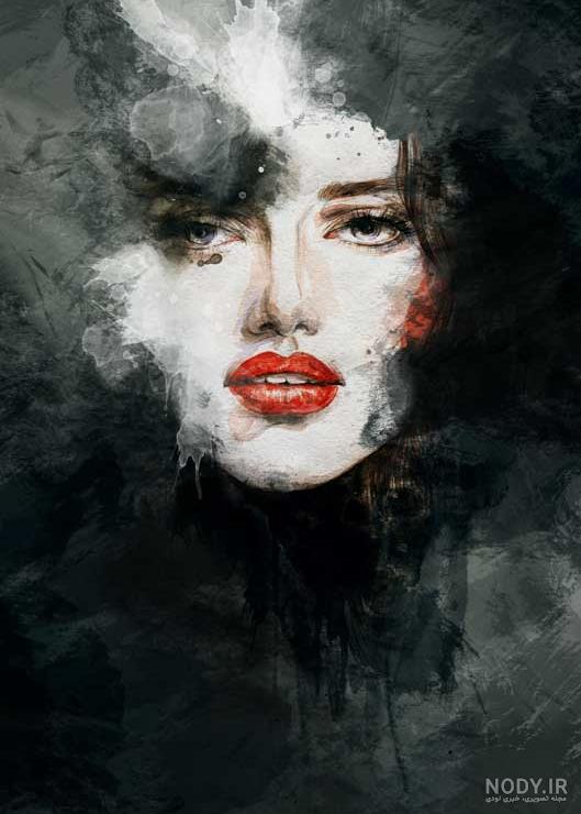 نقاشی برای کودکان - لب و رژ لب نقاشی برای کودکان - لب و رژ لب