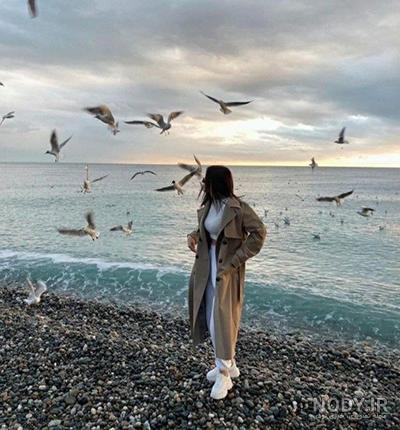 ژست عکس دخترانه کنار ساحل - عکس نودی ژست عکس دخترانه کنار ساحل - عکس نودی
